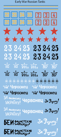 AFV-Decal Russian Army 1934-42