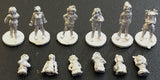Miniatures 15mm Tank Commander Set 6 Figures & 6 Torsos