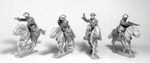 Game Miniatures -  Philippines 1941 26th Cavalry Command(4) Mounted