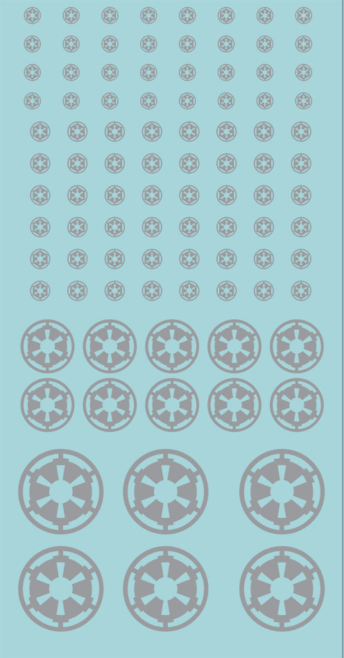 Inf-Decals Sci-Fi Emperor's Faction Vehicle and Infantry (Silver)