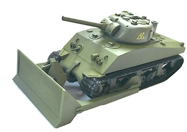 At vise zoom psykologi US-AFV M4A2 with dozer blade – Company B models and miniatures