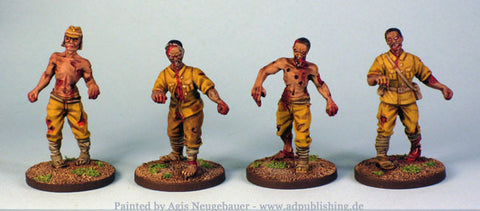 Game Miniatures - Japanese Zombies 28mm