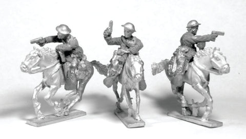 Game Miniatures -  Philippines 1941 26th Cavalry Pistols(3) Mounted