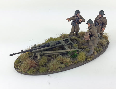 Danish Infantry Madsen 20mm Anti-tank Gun & 3 Crew(DAN011)