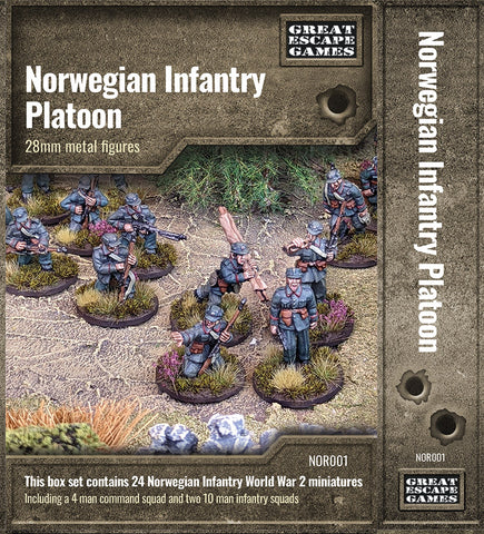 Norwegian Infantry Platoon Box Set Summer (NOR001)