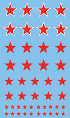 AFV-Decal Russian Stars