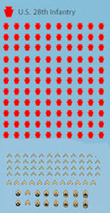 Inf-Decals US 28th Infantry