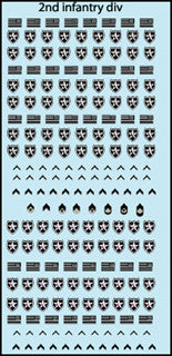 Inf-Decals US 2nd infantry Blackout