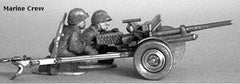 US-ATG 37mm AT gun and USMC crew