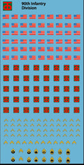Inf-Decals US 90th Inf