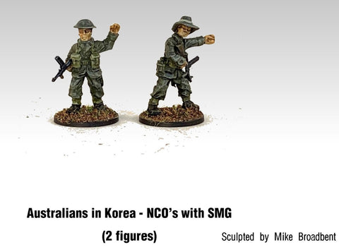 Game Miniatures -  Aussies in Korea NCOs (2)