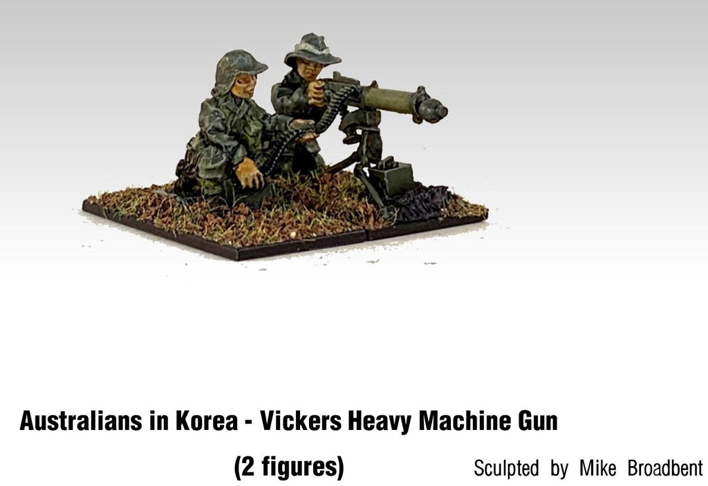 Game Miniatures -  Aussies in Korea HMG & Team