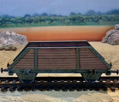 Trains - Armored Train Armored Flat Car - Angled Sides