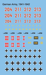 AFV-Decal German Army 1941-42