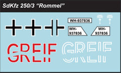 AFV-Decal German SdKfz 250/3 Rommel