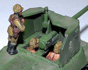 Miniatures Japanese Ho-Ni Commander and crew (3)
