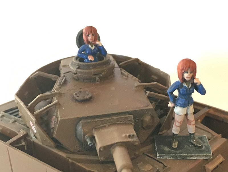 Miniatures Sensha-Dou (female) Commander #1 28mm Full & Torso