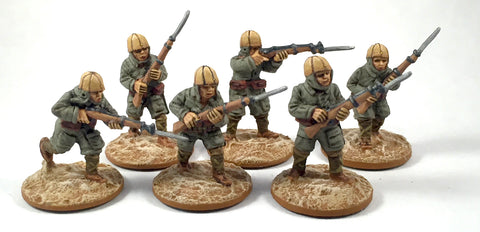 Game Miniatures - IJA Para Rifles with bayonet (6)