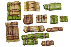 Accessories-AFV Bedrolls/pack Set A (metal)