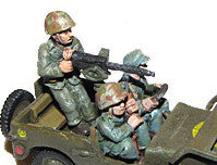 Miniatures USMC Jeep Crew (3)