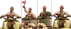 Miniatures Japanese Tank crews  (4)