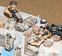 Miniatures LRDG crew (3)