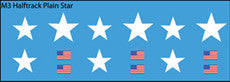 AFV-Decal US M3 Halftrack Plain Stars