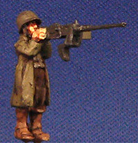 Miniatures US M3/Priest MG gunner greatcoat