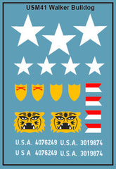 AFV-Decal Walker Bulldog  US tank in Vietnam