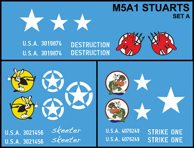 AFV-Decal US Stuarts A