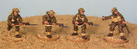 Game Miniatures - Bardia Rifles assaulting (4)