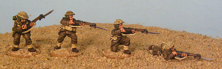 Game Miniatures - Bardia Rifles Firing (4)
