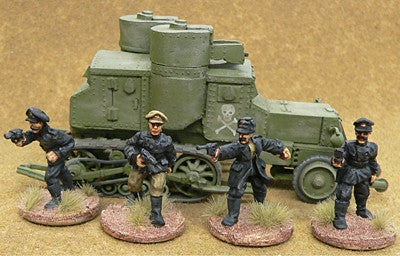 Miniatures RCW Armored Car Crew (4)