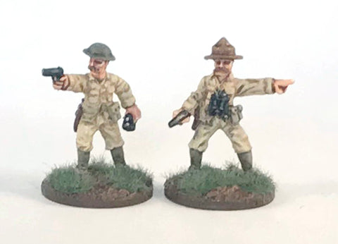 Game Miniatures -  Philippines 1941 Scout officers (2)
