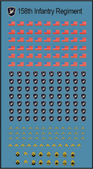 Inf-Decals US 158th Inf regiment