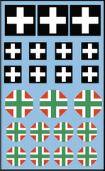 AFV-Decal Hungarian  Crosses