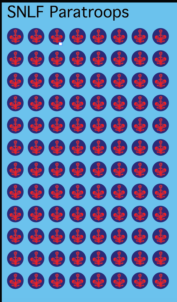 INF-Decal SNLF Para Shoulder Patch – Company B models and miniatures