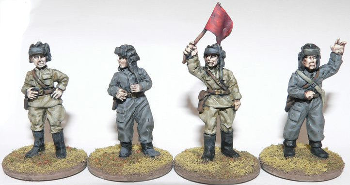 Miniatures Soviet AFC Crew #1 (6) (padded helmets)