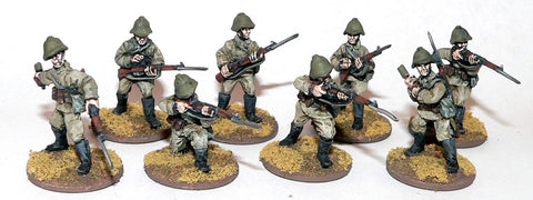 Game Miniatures - Soviet Rifles firing (8)