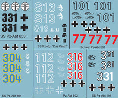 AFV-Decal German Heavy Tanks A