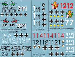 AFV-Decal German Heavy Tanks B