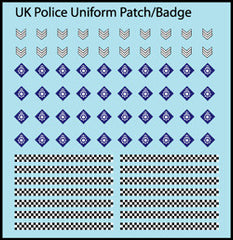 Inf-Decals UK police badges and cap markings