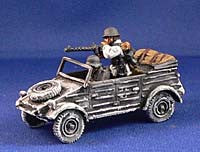 Miniatures German Kubelwagen MG crew (2) Europe