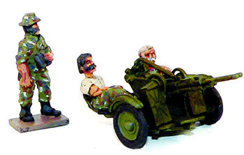 Miniatures Post War  ZPU-2 Deployed/Towed and crew