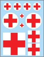 AFV-Decal Ambulance Crosses