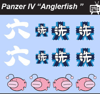 Pop Culture-Decal GuP Panzer IV D-F Anglerfish
