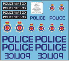 Pop Culture-Decals UK Policebox/Tardis