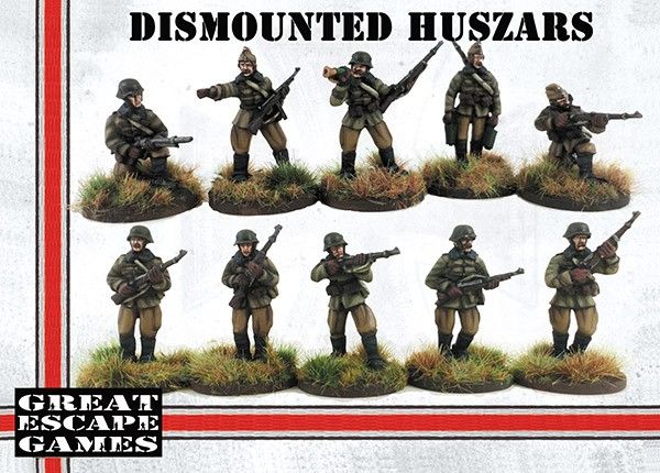 Hungarian Calvary - Hungarian Dismounted Huszár Troop (Hun208)