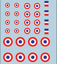 AFV-Decal French Roundels set 1