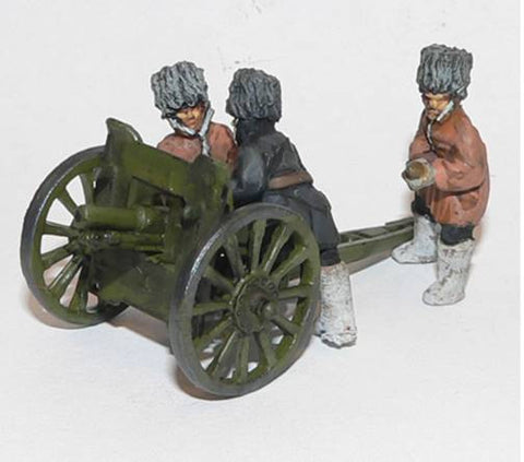 Game Miniatures - Czech Legion Artillery and Crew